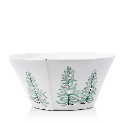 Vietri Lastra Holiday Large Stacking Serving Bowl