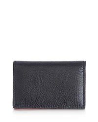 Royce New York Pebbled Leather Card Case