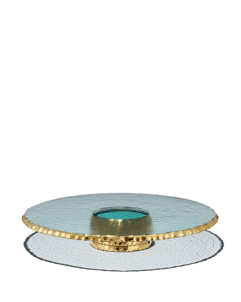 Edgey Platinum Pedestal Cake Plate