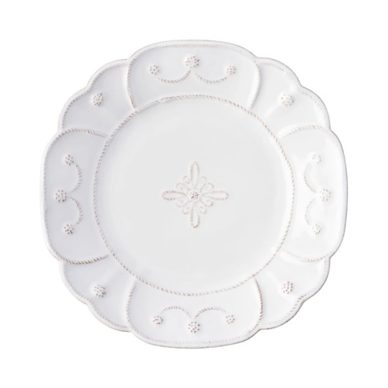 Jardins du Monde Whitewash Dessert/Salad Plate