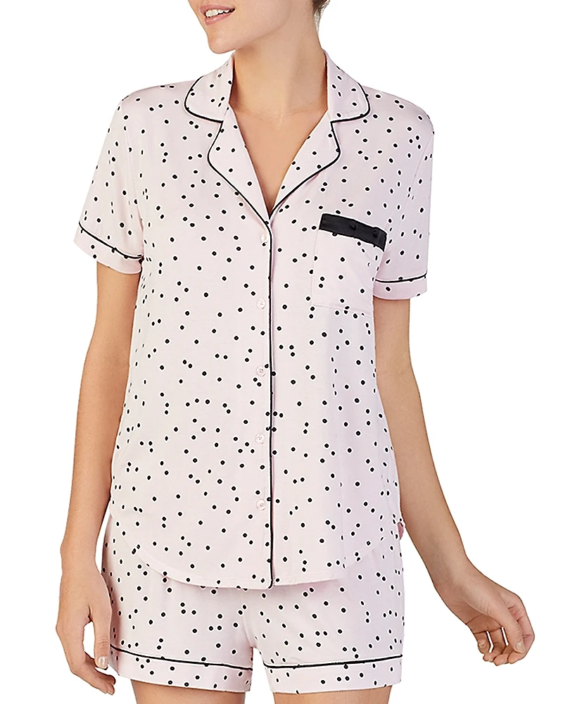 kate spade new york Dotted Short Pajama Set