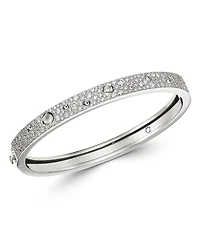 Roberto Coin 18K White Gold Pois Moi Luna Diamond Bangle Bracelet