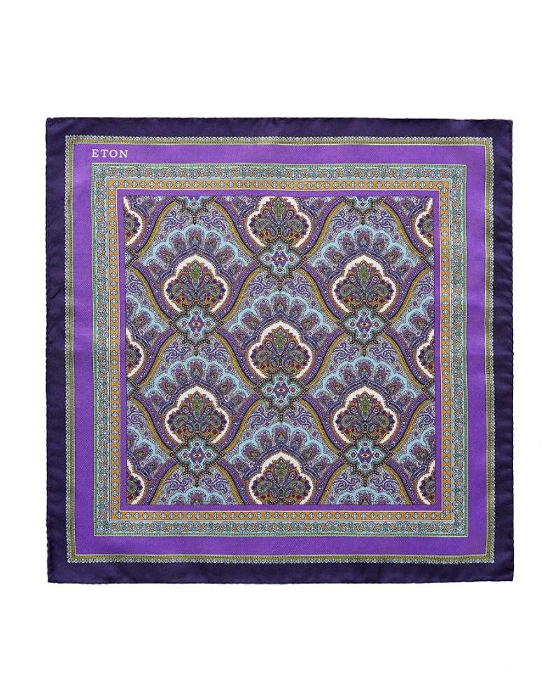 Paisley Silk Pocket Square
