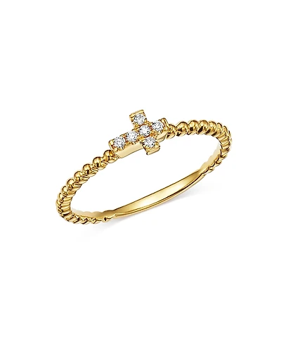 Bloomingdale's Fine Collection Diamond Cross Band