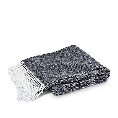 Matouk Pezzo Fringe Throw Blanket