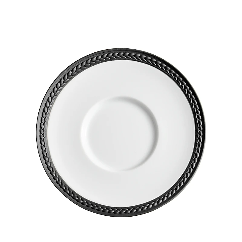 L'Objet Soie Tressee Black Sauce Dish