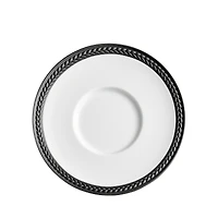 L'Objet Soie Tressee Black Sauce Dish