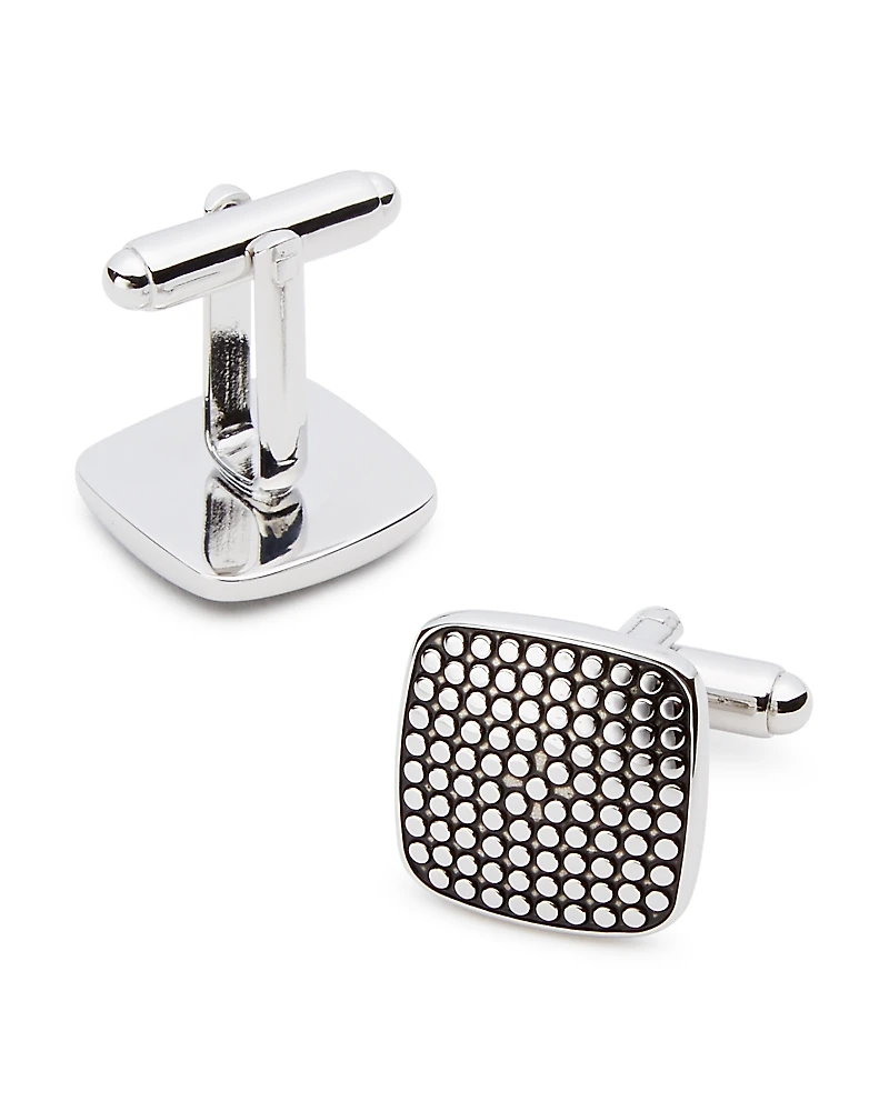 Link Up Dot Soft Square Cufflinks