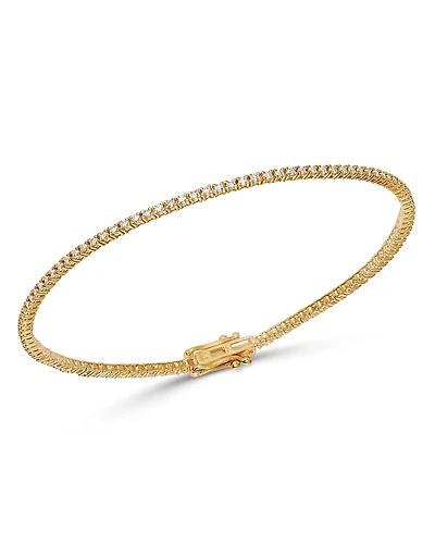 Bloomingdale's Fine Collection Diamond Delicate Stackable Tennis Bracelet