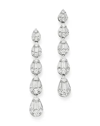 Bloomingdale's Fine Collection Diamond Mosaic Drop Earrings