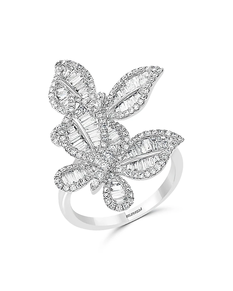 Bloomingdale's Fine Collection Diamond Butterfly Statement Ring