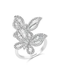 Bloomingdale's Fine Collection Diamond Butterfly Statement Ring