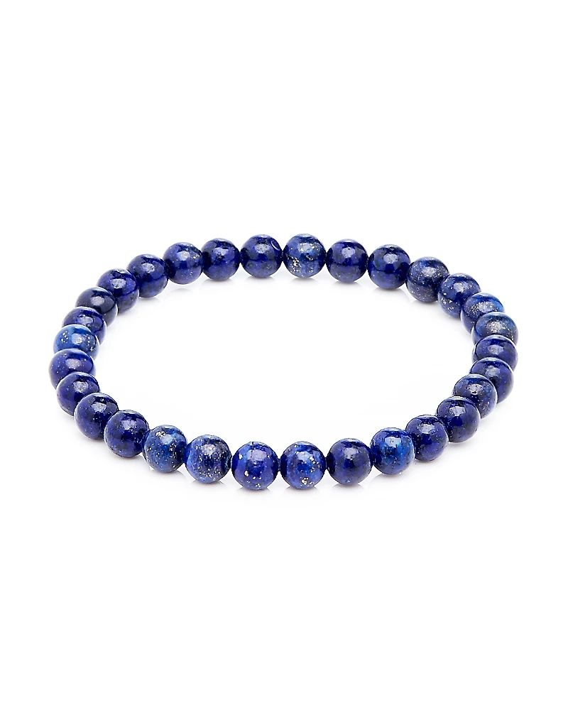 Link Up Lapis Beads Elastic Bracelet