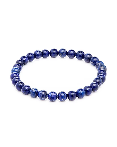 Link Up Lapis Beads Elastic Bracelet