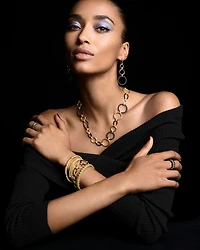 Caviar Gold Collection 18K Gold Coil Bracelet