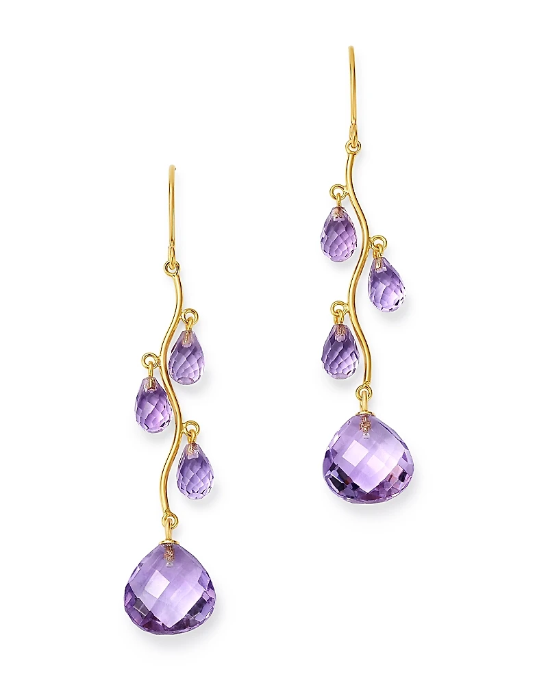 Bloomingdale's Fine Collection Amethyst Chandelier Earrings