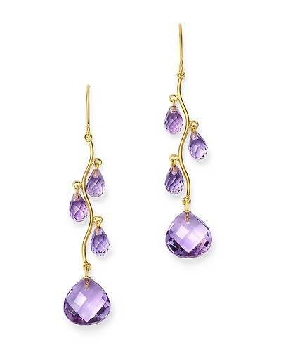 Bloomingdale's Fine Collection Amethyst Chandelier Earrings