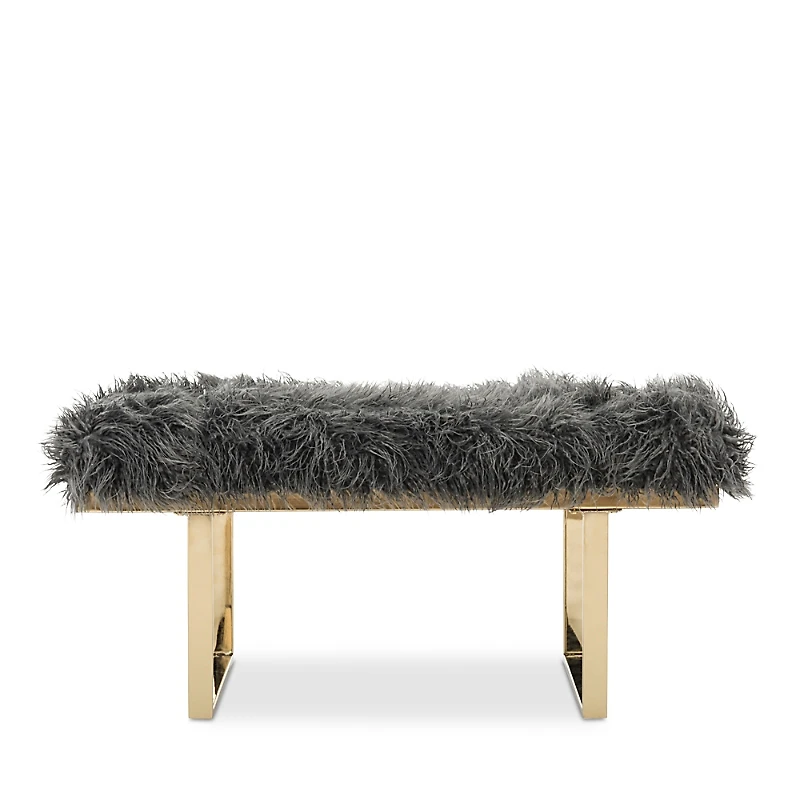 Safavieh Maia Faux Sheepskin Bench