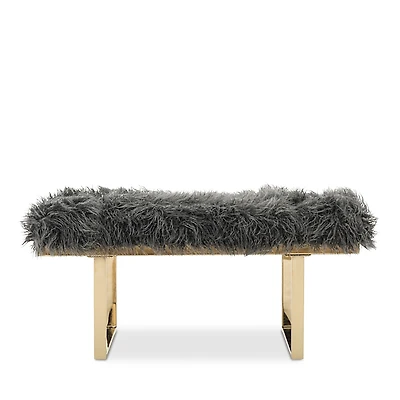 Safavieh Maia Faux Sheepskin Bench