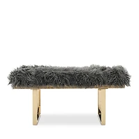 Safavieh Maia Faux Sheepskin Bench