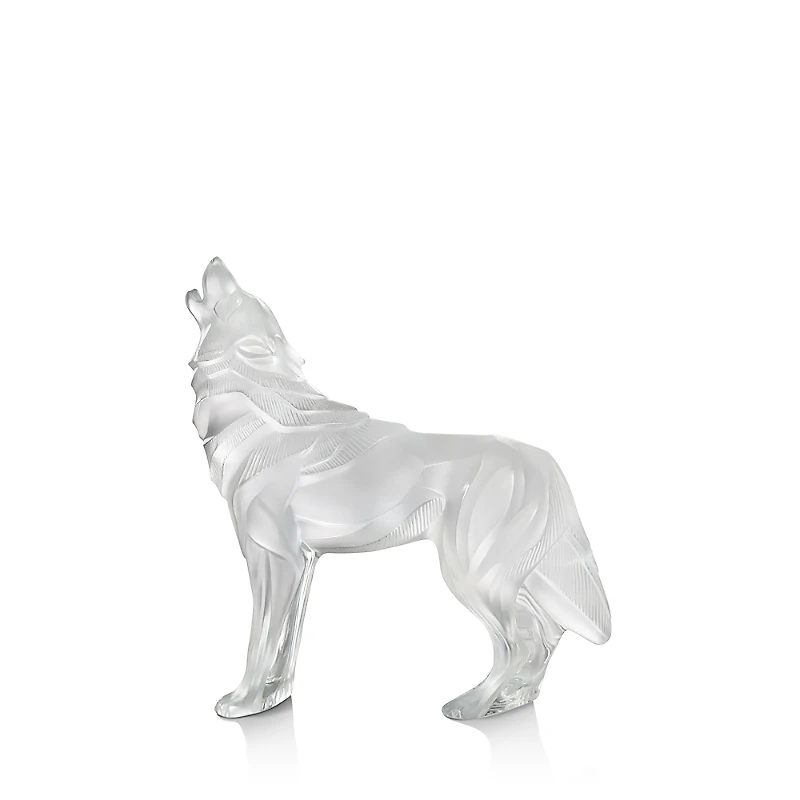 Lalique Wolf Sculpture