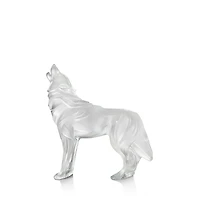 Lalique Wolf Sculpture