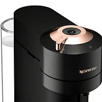 Vertuo Next Premium Coffee and Espresso Maker by DeLonghi with Aeroccino Milk Frother, Black Rose Gold