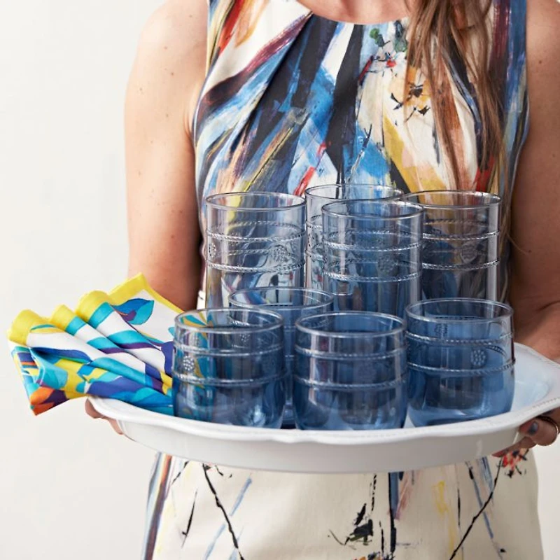 Isabella Blue Acrylic Beverage Tumbler