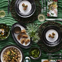 Field of Flowers White Napkin