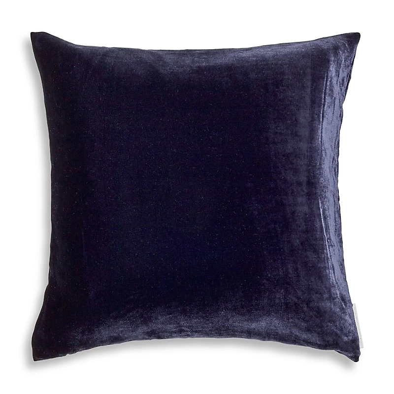 Aviva Stanoff Peacock Silk Velvet Pillow