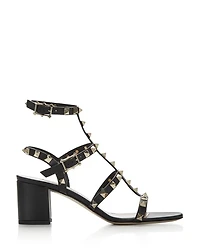 Women's Rockstud City Block Heel Sandals