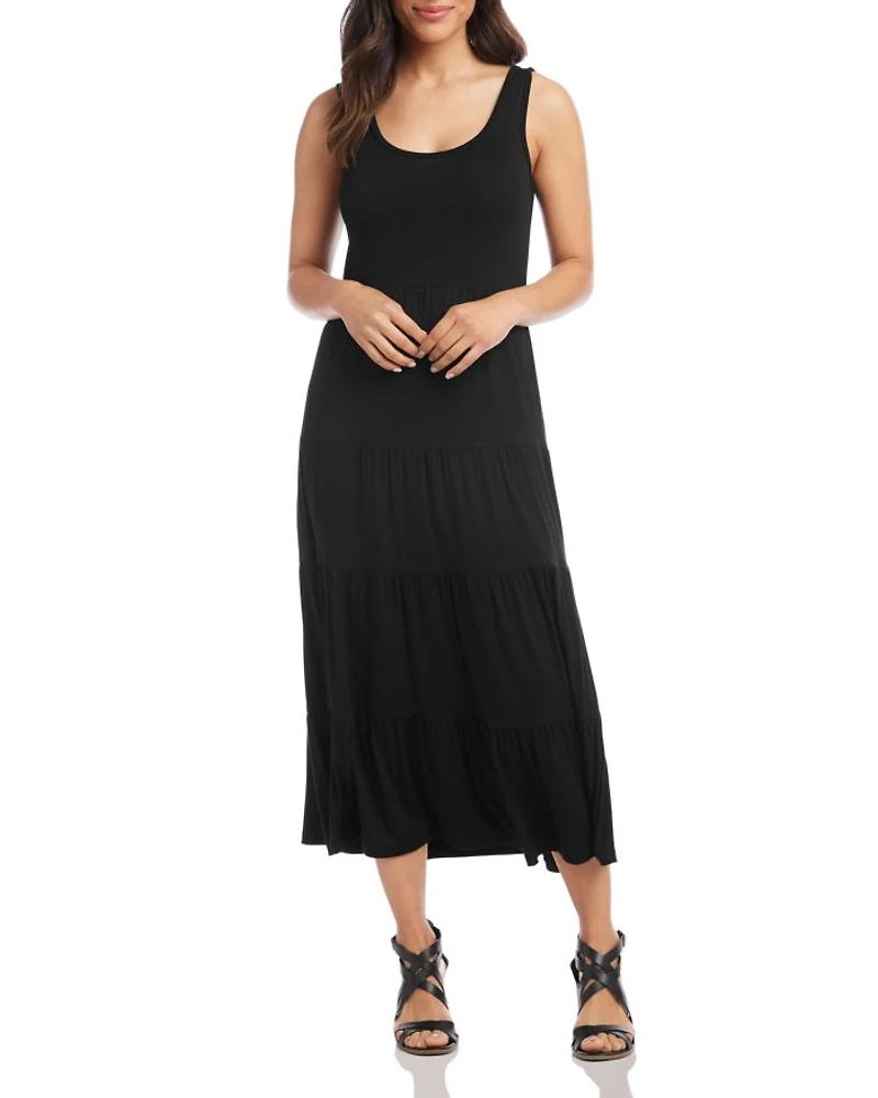 Tiered Midi Dress