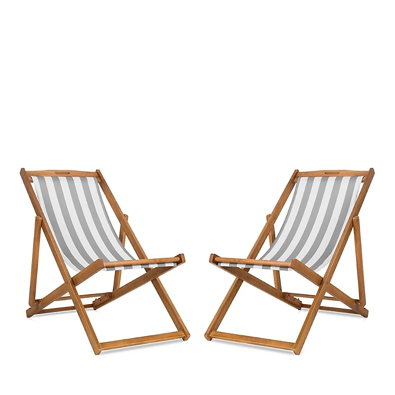 Safavieh Loren Foldable Sling Chairs, Set of 2