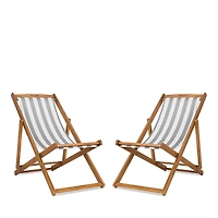 Safavieh Loren Foldable Sling Chairs, Set of 2