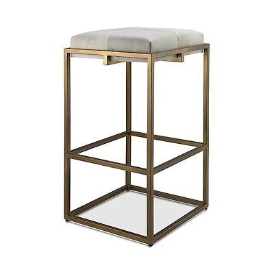 Jamie Young Shelby Hide Bar Stool