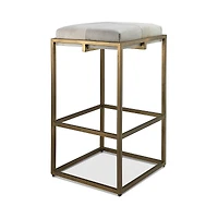 Jamie Young Shelby Hide Bar Stool
