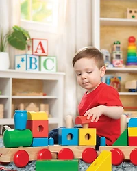 Wooden Jumbo Stacking Train Classic - Ages 2+