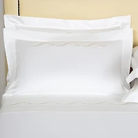 Frette Luminescent Pearls Embroidered Standard Sham