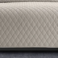 Diamond Velvet Quilt Set, King