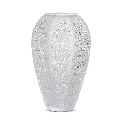 Lalique Sakura Clear Vase