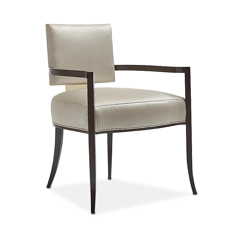 Caracole Reserved Seating Arm Chair- Gold