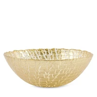 Rufolo Glass Gold Crocodile Small Bowl