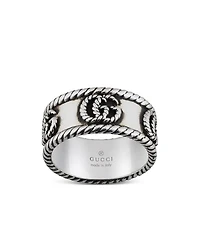 Sterling Silver Marmont Double G Band
