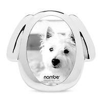 Nambe Dog Picture Frame, 3x 5