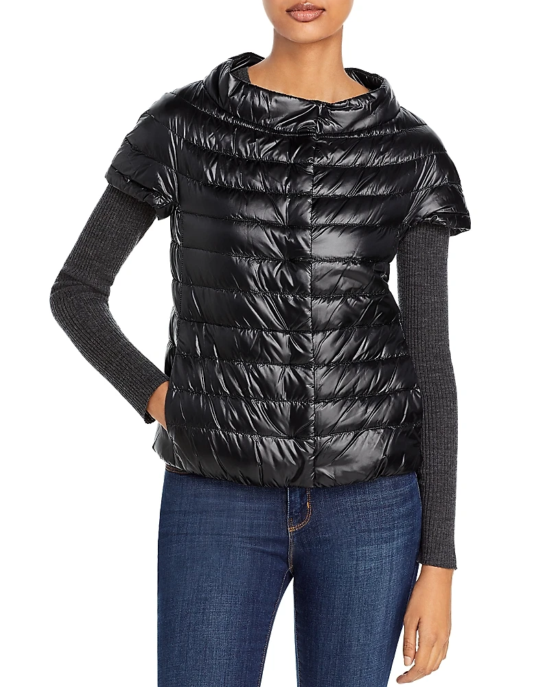 Herno Emelia Cap Sleeve Puffer Jacket