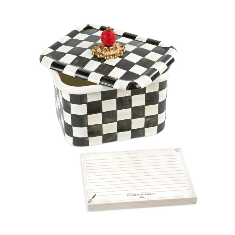 Courtly Check® Recipe Box