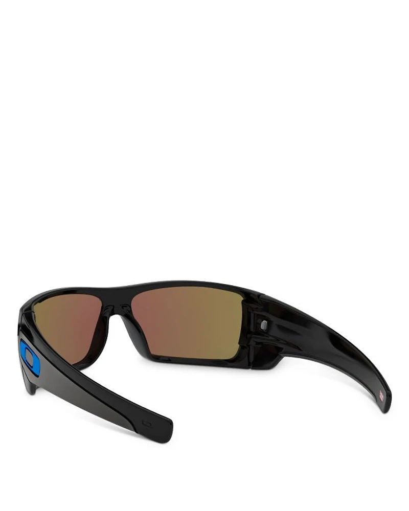 Batwolf Rectangular Sunglasses, 58mm