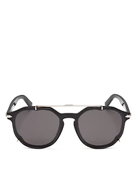 DiorBlackSuit RI Round Sunglasses, 56mm