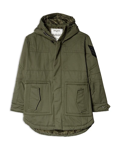 Zadig & Voltaire Boys' Dean Hooded Parka - Little Kid, Big Kid