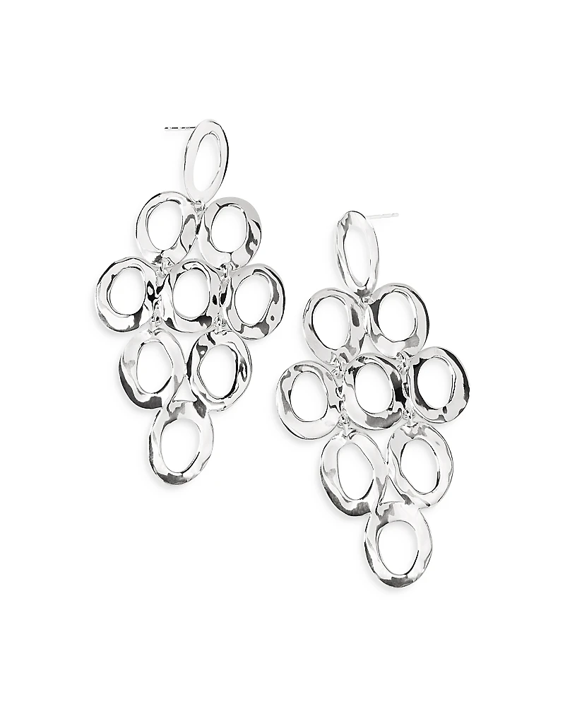 Ippolita Sterling Silver Open Oval Cascade Earrings